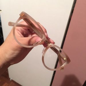 Warby Parker Tansley in Pale Rose Horn with Gold